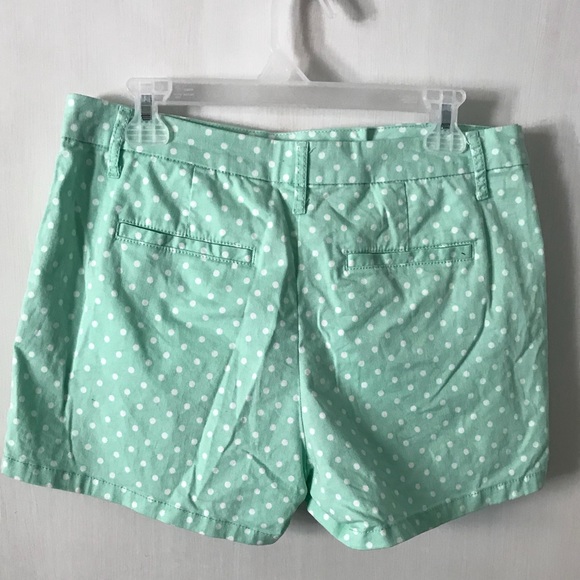 Mint Polka Dot ELLE Shorts - Picture 2 of 4